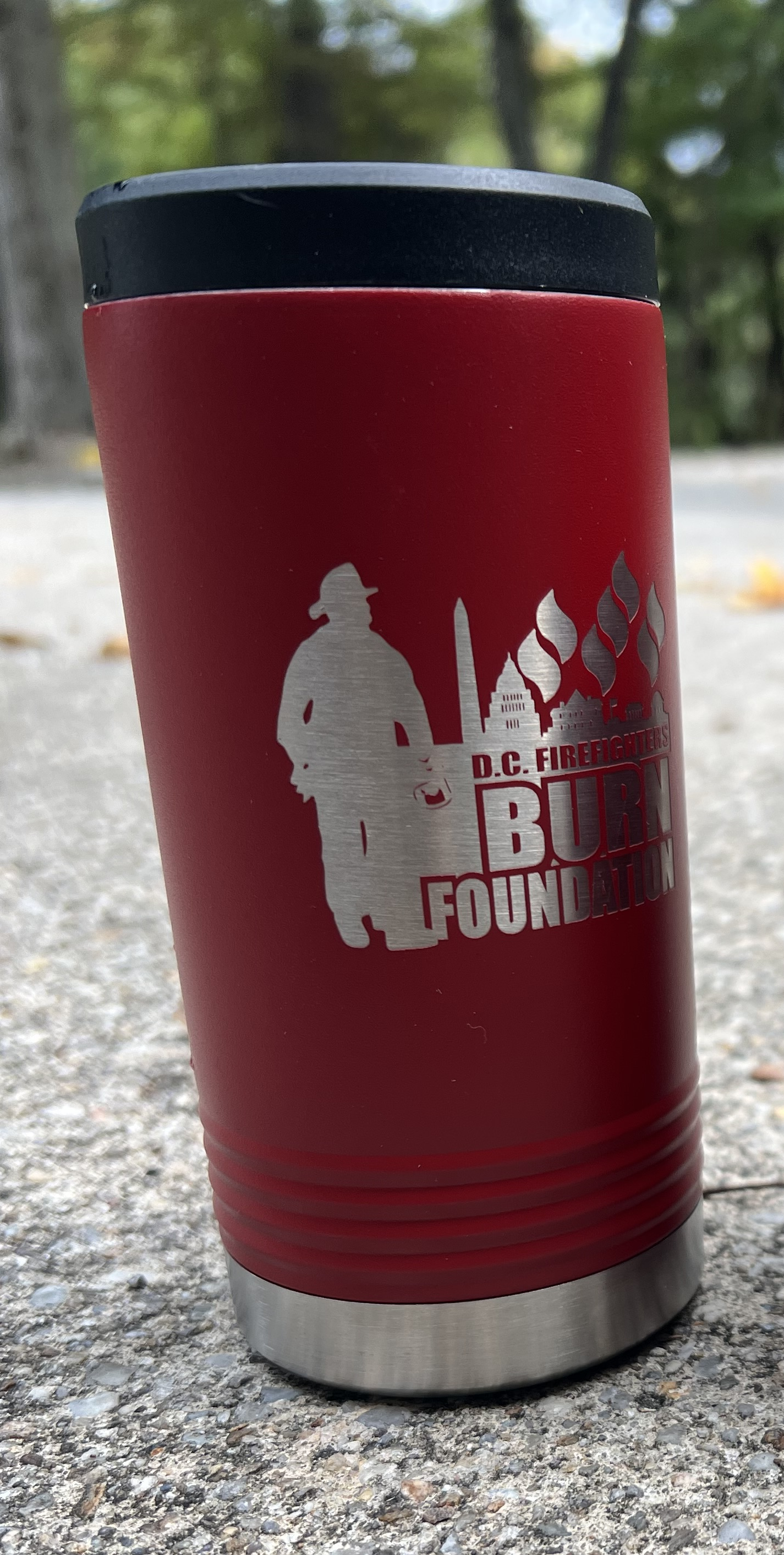 Camping Crew - Friends, Fires, Drinks - metal slim can koozie